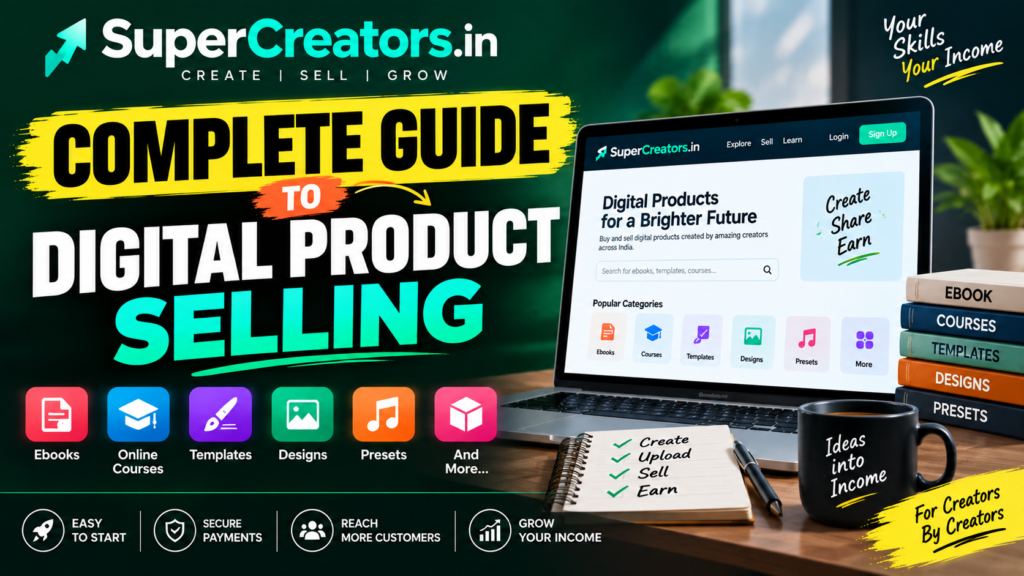 Start Digital products Selling Business